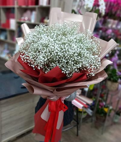 Букет цветов из: Гипсофила в Красном Чикое